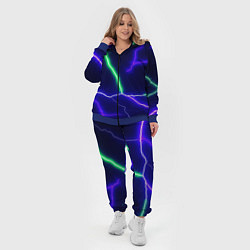 Женский 3D-костюм Multicolored lightning, цвет: 3D-синий — фото 2