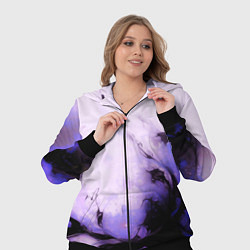 Женский 3D-костюм Взрывной индиго светлый, цвет: 3D-черный — фото 2
