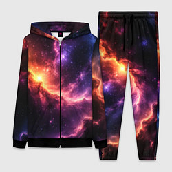 Женский 3D-костюм Фантастические космические туманы, цвет: 3D-черный