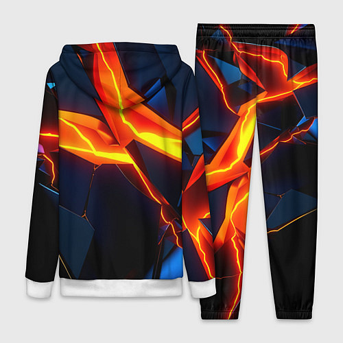 Женский костюм Plate fractures / 3D-Белый – фото 2