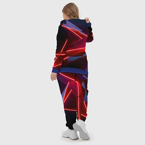Женский костюм Neon laser red / 3D-Синий – фото 5