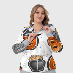 Женский 3D-костюм Дух хэллоуина, цвет: 3D-меланж — фото 2