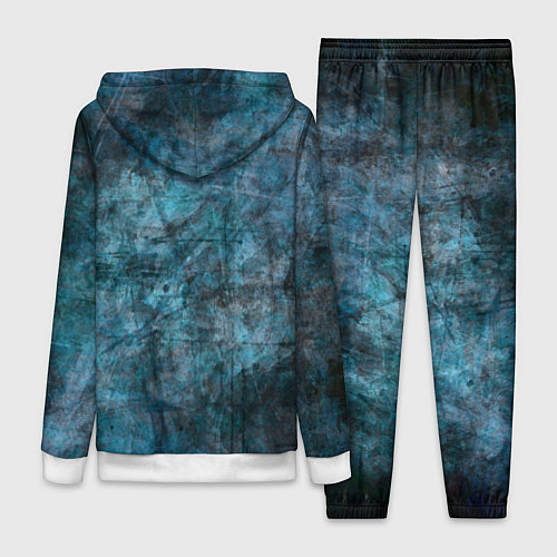 Женский костюм Абстракция - dark blue / 3D-Белый – фото 2