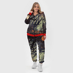 Женский 3D-костюм Призрачный лес, цвет: 3D-красный — фото 2