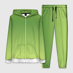 Женский 3D-костюм Color green yellow, цвет: 3D-белый