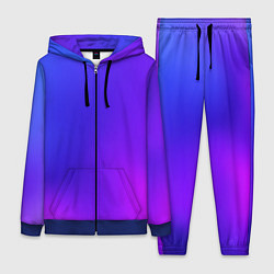 Женский 3D-костюм Color multicolored gradient, цвет: 3D-синий