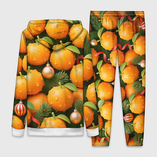 Женский костюм Мандариновое настроение / 3D-Белый – фото 2