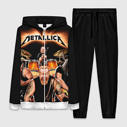 Женский 3D-костюм Metallica Band, цвет: 3D-белый