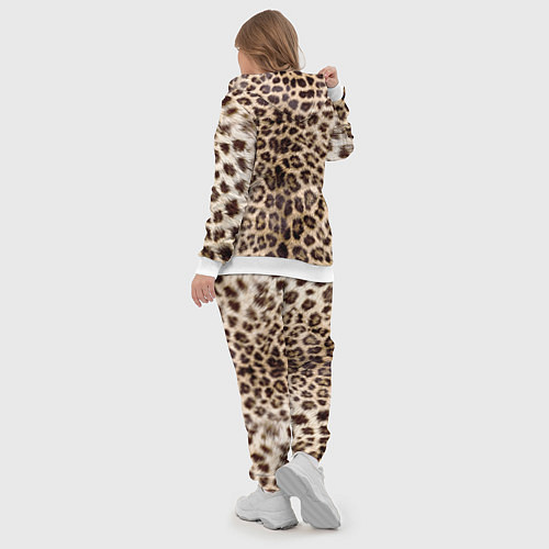 Женский костюм Взгляд леопарда / 3D-Белый – фото 5