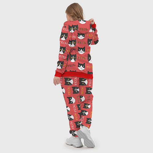 Женский костюм Meow / 3D-Красный – фото 5