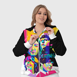 Женский 3D-костюм The Beatles: Poly-art, цвет: 3D-белый — фото 2