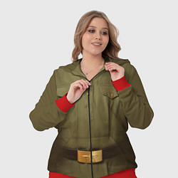 Женский 3D-костюм Униформа солдата, цвет: 3D-красный — фото 2