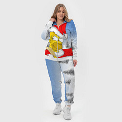 Женский 3D-костюм Санта Гомер, цвет: 3D-белый — фото 2