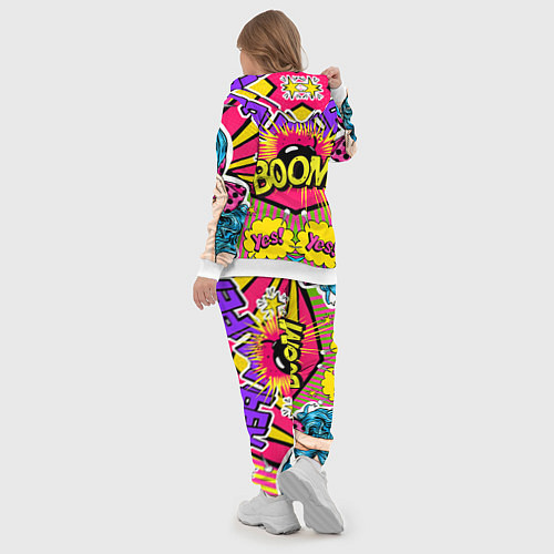 Женский костюм Pop art / 3D-Белый – фото 5