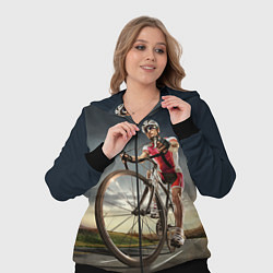 Женский 3D-костюм Велогонщик, цвет: 3D-черный — фото 2