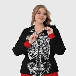 Женский 3D-костюм Скелет, цвет: 3D-красный — фото 2