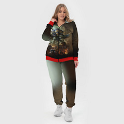 Женский 3D-костюм Титан, цвет: 3D-красный — фото 2