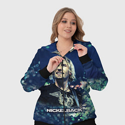 Женский 3D-костюм Nickelback: Chad Kroeger, цвет: 3D-черный — фото 2