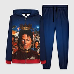 Женский 3D-костюм Michael Jackson: Pop King, цвет: 3D-красный