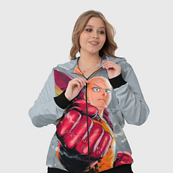 Женский 3D-костюм One Punch Man Fist, цвет: 3D-черный — фото 2