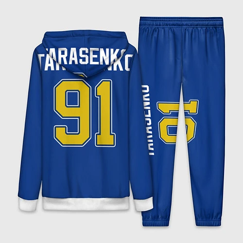 Женский костюм St Louis Blues: Tarasenko 91 / 3D-Белый – фото 2