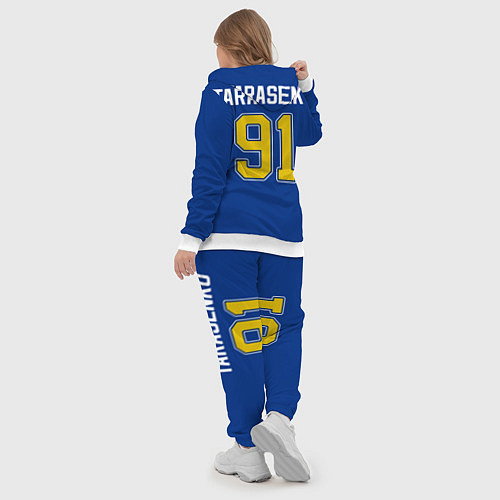 Женский костюм St Louis Blues: Tarasenko 91 / 3D-Белый – фото 5