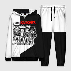 Женский 3D-костюм Ramones Boys, цвет: 3D-черный