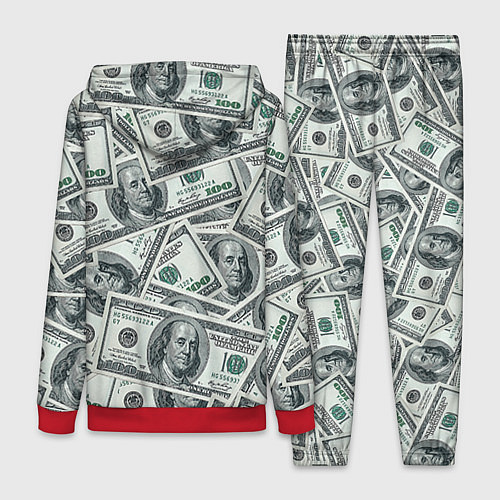 Женский костюм Банкноты / 3D-Красный – фото 2