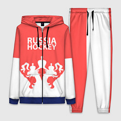 Женский 3D-костюм Russia Hockey, цвет: 3D-синий