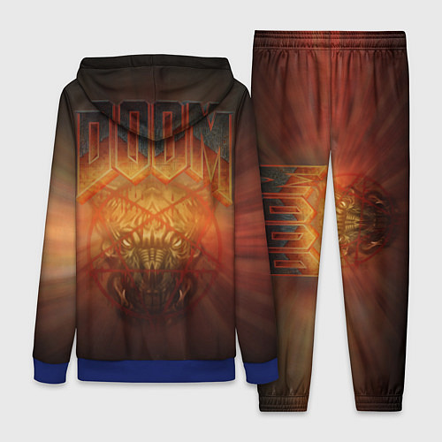 Женский костюм DOOM: 1993 / 3D-Синий – фото 2