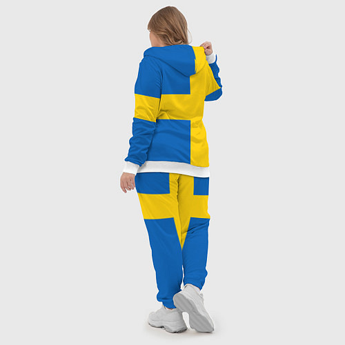 Женский костюм Швеция / 3D-Белый – фото 5