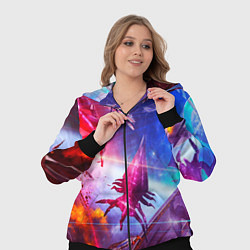 Женский 3D-костюм Mass effect, цвет: 3D-черный — фото 2