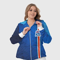 Женский 3D-костюм Сборная Исландии по футболу, цвет: 3D-белый — фото 2