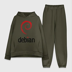 Женский костюм оверсайз Debian