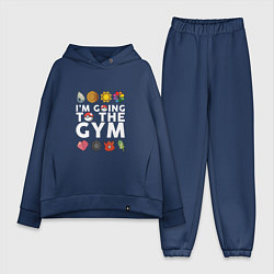 Женский костюм оверсайз Pokemon Im going to the gym (white)