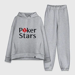 Женский костюм оверсайз Poker Stars