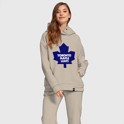 Женский костюм оверсайз Toronto Maple Leafs, цвет: миндальный — фото 2