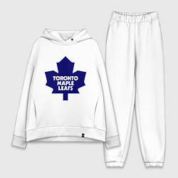 Женский костюм оверсайз Toronto Maple Leafs цвета белый — фото 1