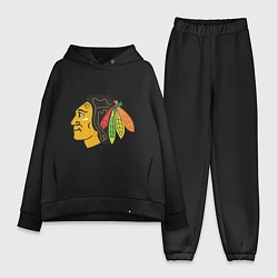 Женский костюм оверсайз Chicago Blackhawks