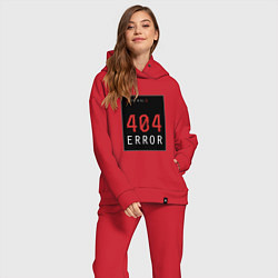 Женский костюм оверсайз 404 Error, цвет: красный — фото 2