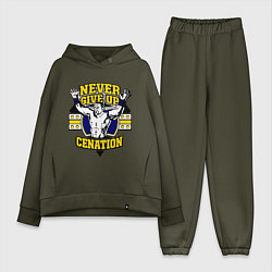Женский костюм оверсайз Never Give Up: Cenation