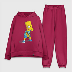 Женский костюм оверсайз Bart Bully, цвет: маджента