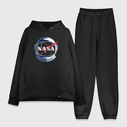 Женский костюм оверсайз NASA, цвет: черный