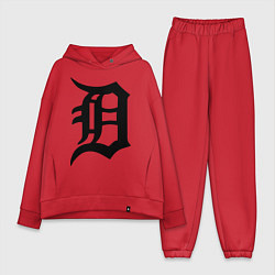 Женский костюм оверсайз Detroit Tigers, цвет: красный