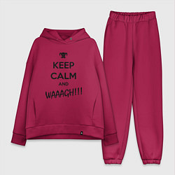 Женский костюм оверсайз Keep Calm & WAAAGH