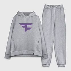 Женский костюм оверсайз Faze Clan Ultraviolet