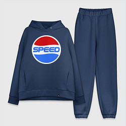 Женский костюм оверсайз Pepsi Speed, цвет: тёмно-синий