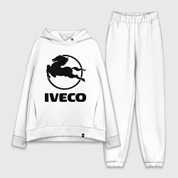 Женский костюм оверсайз Iveco, цвет: белый