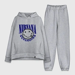 Женский костюм оверсайз Nevermind Nirvana, цвет: меланж