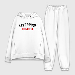 Женский костюм оверсайз FC Liverpool Est. 1892